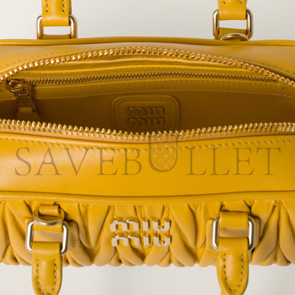 M1v M1v arcadie matelassÉ nappa leather bag 5bb142 (22*10.5*7.5cm)